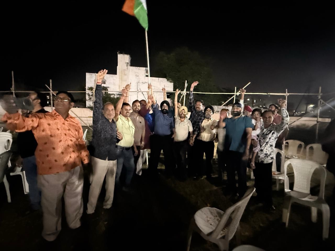 भारत की ऐतिहासिक जीत पर कुंदन पैलेस में मनाया गया जश्न, एलईडी स्क्रीन पर t -20 वर्ल्ड कप फाइनल मैच का लिया आनंद