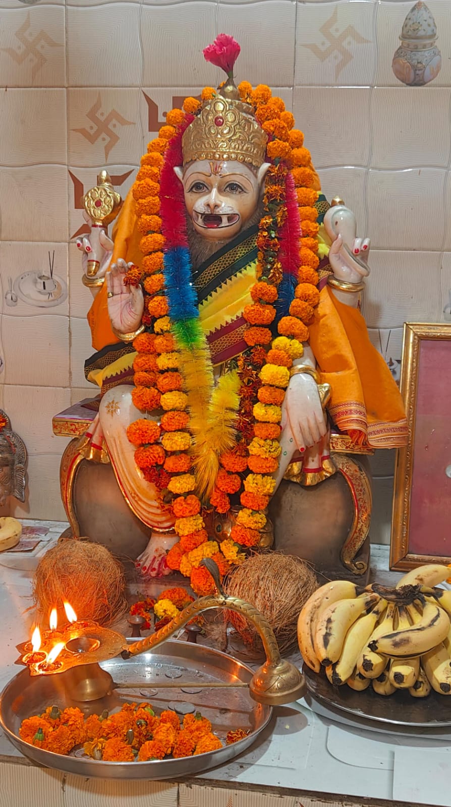 बघर्रा पाठ नृसिंह भगवान मंदिर में प्रज्वलित होंगे आस्था के ज्योति कलश