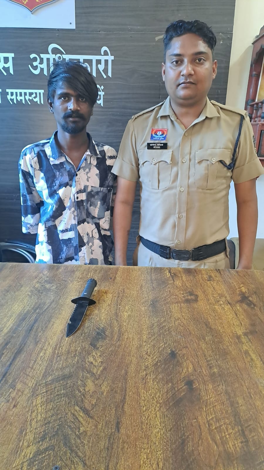 बिलासपुर: स्टेडियम के पास चाकू लहराकर लोगों को डरा रहा युवक गिरफ्तार