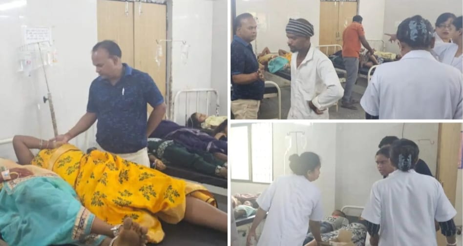 भोज भात खाकर 40 लोग हुए फूड पॉइजनिंग के शिकार