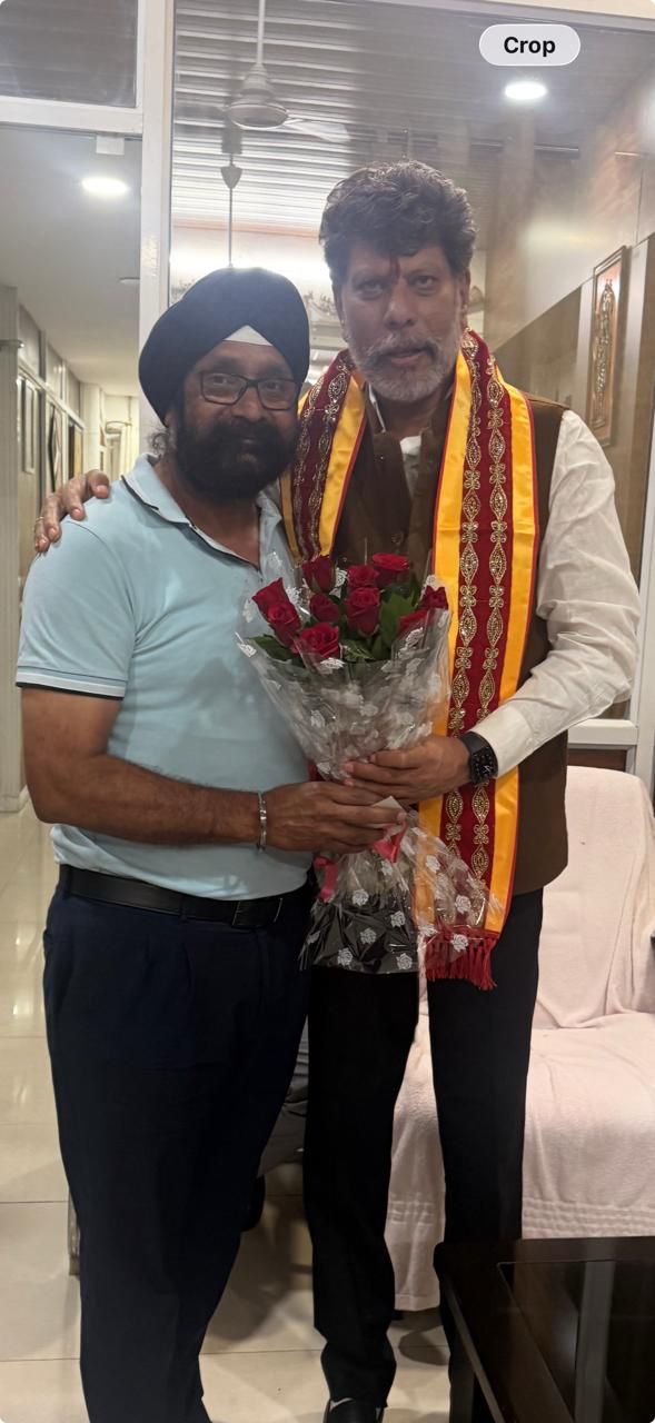 भाजपा प्रदेश अध्यक्ष से मिलकर अमरजीत सिंह दुआ ने जताया नई जिम्मेदारियो के लिए आभार