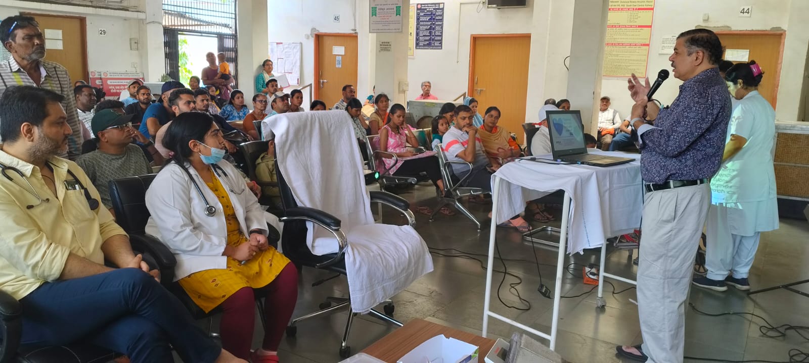 दक्षिण पूर्व मध्य रेलवे में विश्व स्वास्थ्य दिवस पर जागरूकता कार्यक्रम आयोजित, स्वास्थ्य के प्रति सजगता और संतुलित जीवनशैली अपनाने का दिया संदेश