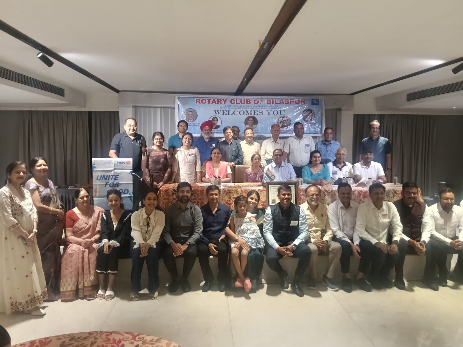 रोटरी क्लब ऑफ बिलासपुर में डिस्ट्रिक्ट गवर्नर की आधिकारिक यात्रा सफलतापूर्वक सम्पन्न