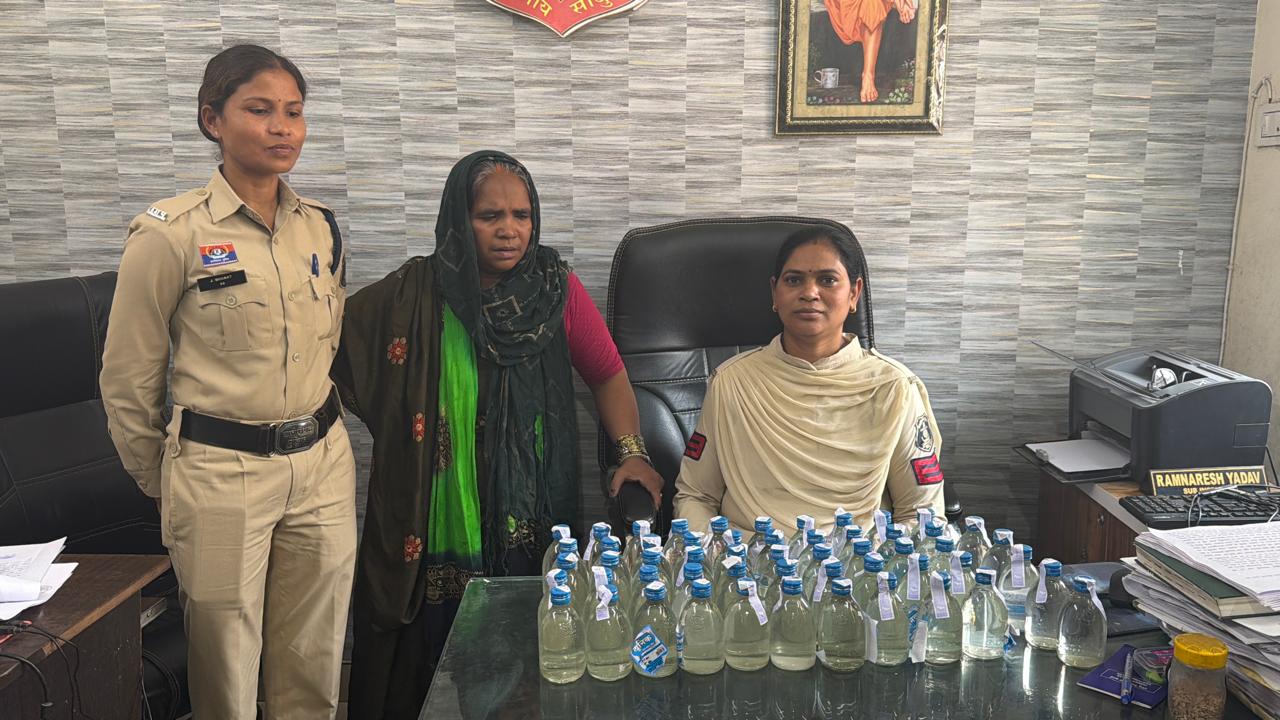 बिलासपुर: अवैध शराब बिक्री पर पुलिस की कार्रवाई, महिला आरोपी गिरफ्तार
