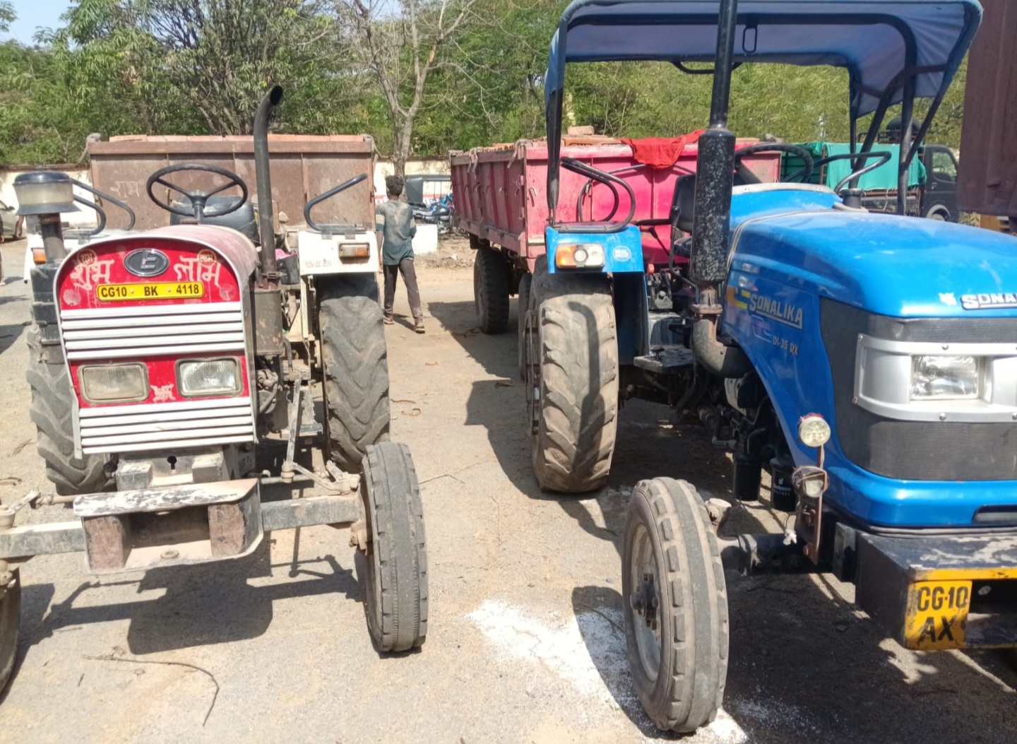 खनिजों के अवैध परिवहन पर बड़ी कार्रवाई, 2 हाइवा व 6 ट्रैक्टर-ट्रॉली जब्त, अवैध रेत, मुरुम व गिट्टी परिवहन पर शिकंजा, लगातार कार्रवाई जारी