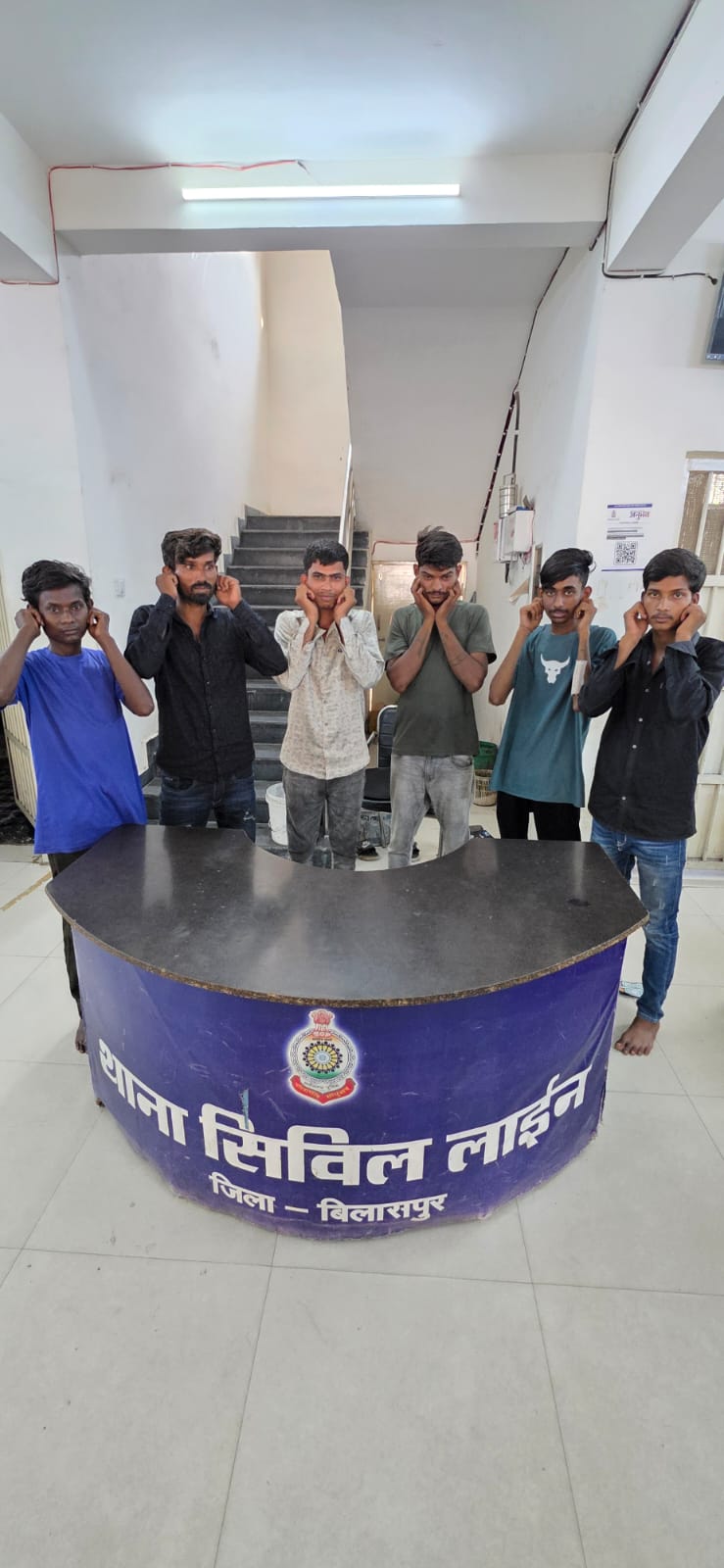 तालापारा, मिनीबस्ती और मसानगंज में अशांति फैलाने वाले 6 बदमाश भेजे गए जेल
