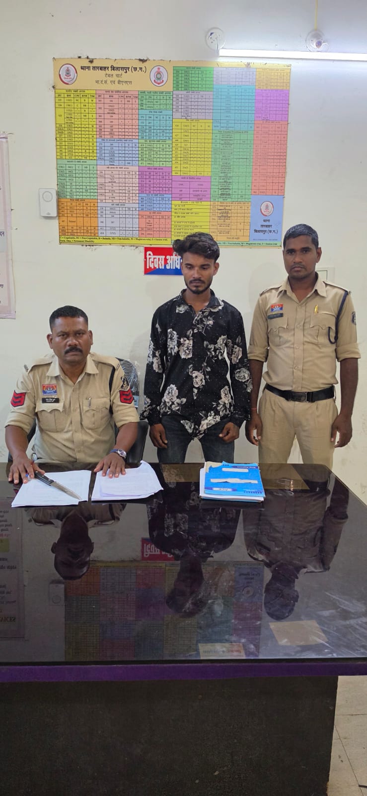 डीपूपारा तालाब किनारे चाकू लहराकर लोगों को धमकाने वाला युवक गिरफ्तार