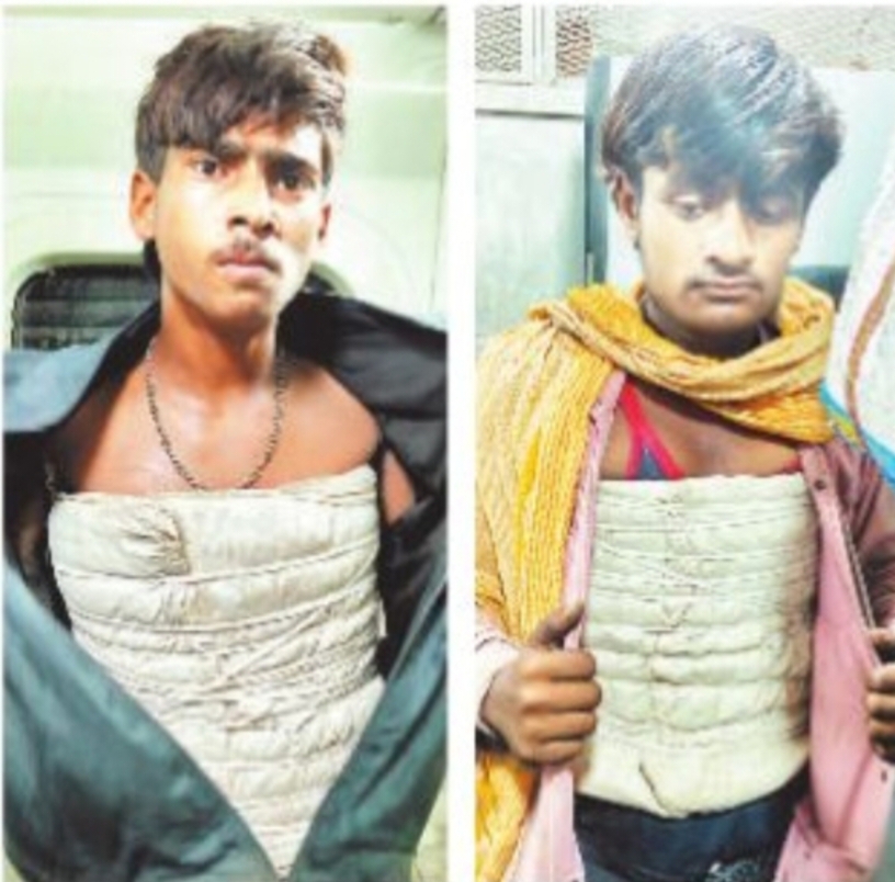 ₹7 लाख के गांजा के साथ पकड़े गए तस्कर