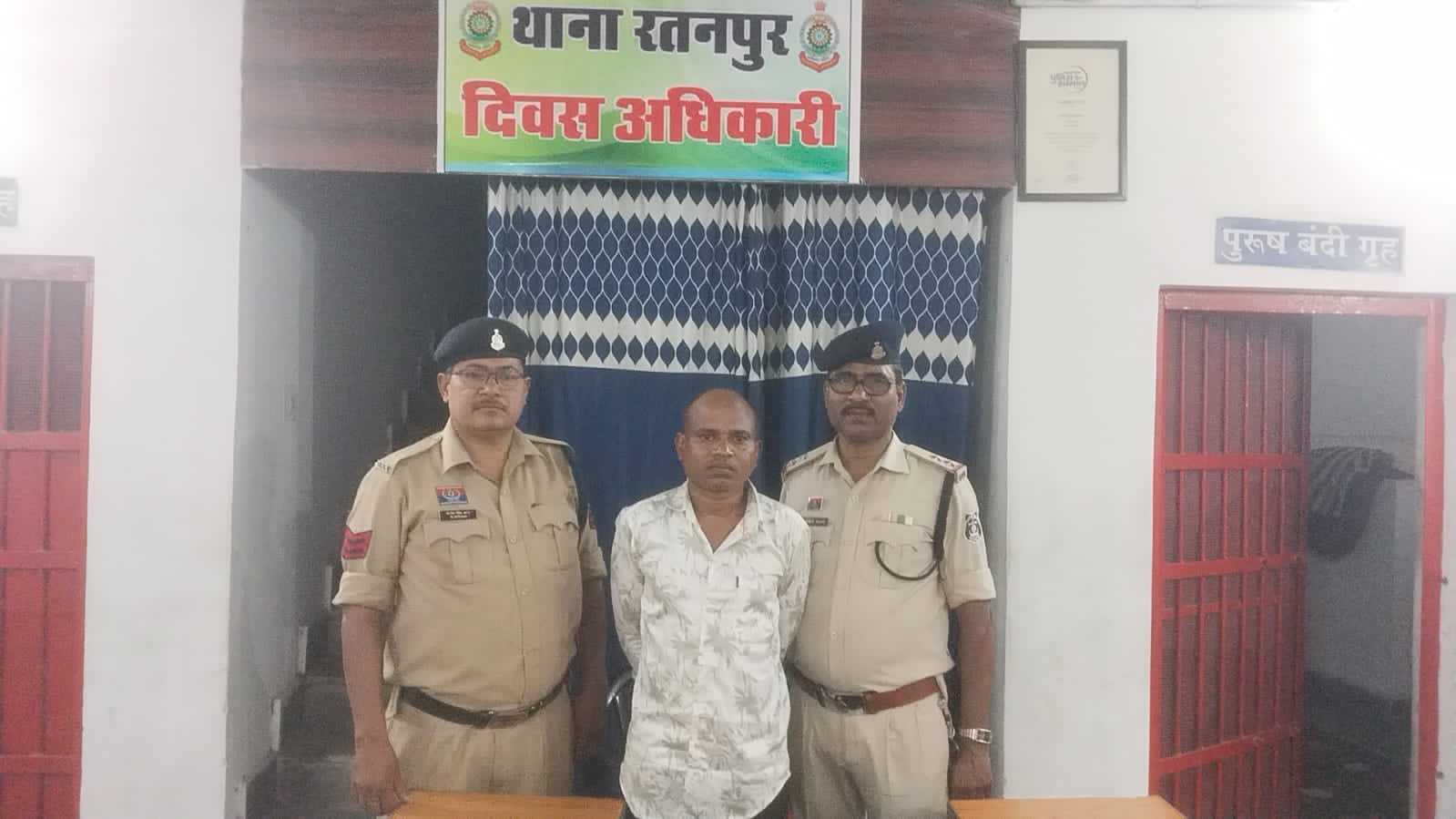 रतनपुर पुलिस की कार्रवाई, 60 हजार के गांजा के साथ आरोपी गिरफ्तार