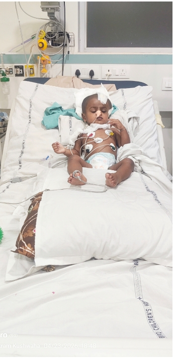 डेढ़ वर्षीय मासूम के इलाज के लिए मदद की अपील, क्राउड फंडिंग से जुटाया जा रहा सहयोग