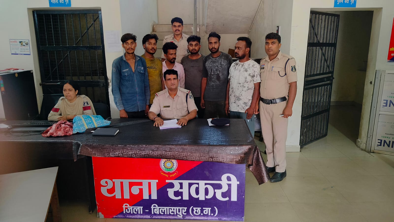 कोयला चोरी और मिलावट के मामले में 6 आरोपी गिरफ्तार, सकरी पुलिस की कार्रवाई